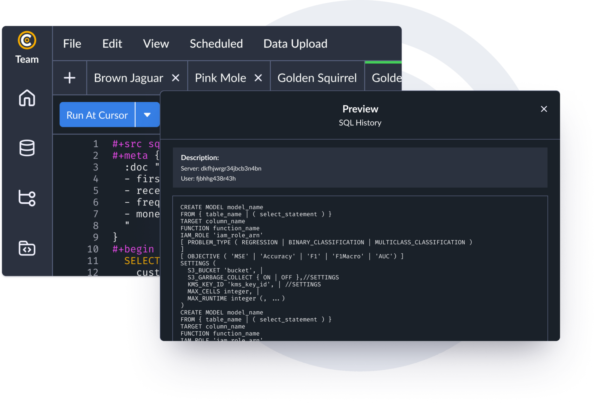 Coginiti Team: Collaborative SQL Data Workspace