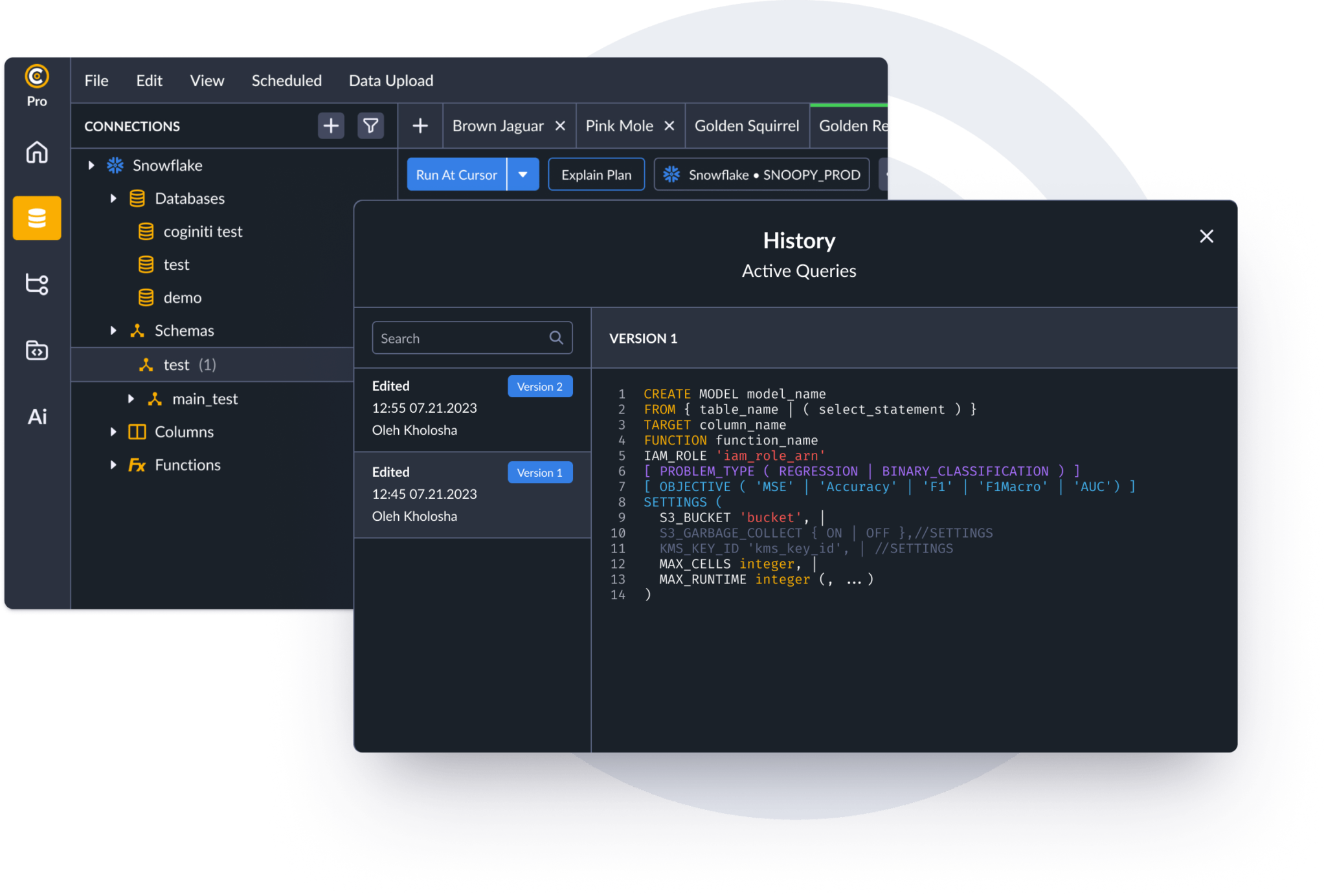 Coginiti Pro: SQL Analytics Tool and Reporting Platform