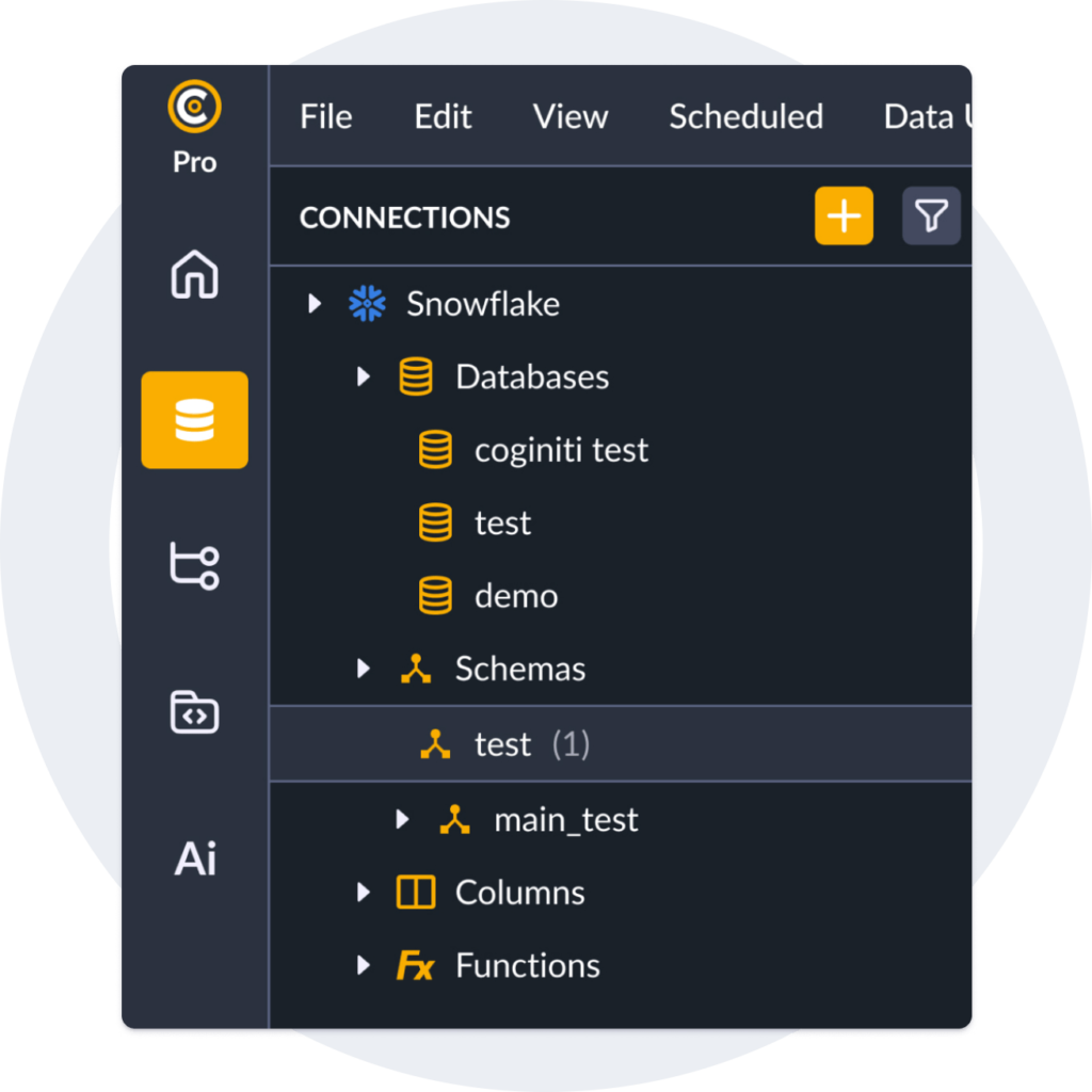 Deep Database and Object Store Support | Coginiti