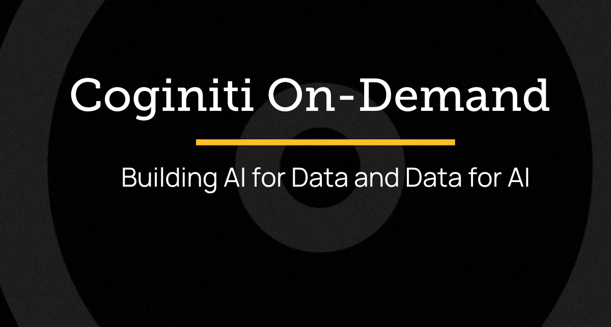 Building AI for Data and Data for AI